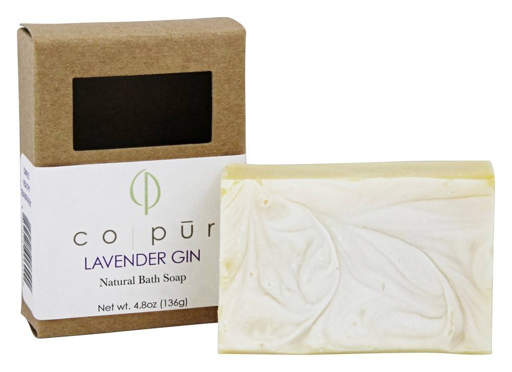 [SOAP002] Co-Pur - Natural Bath Bar Soap Lavender Gin - 4.8 Oz.