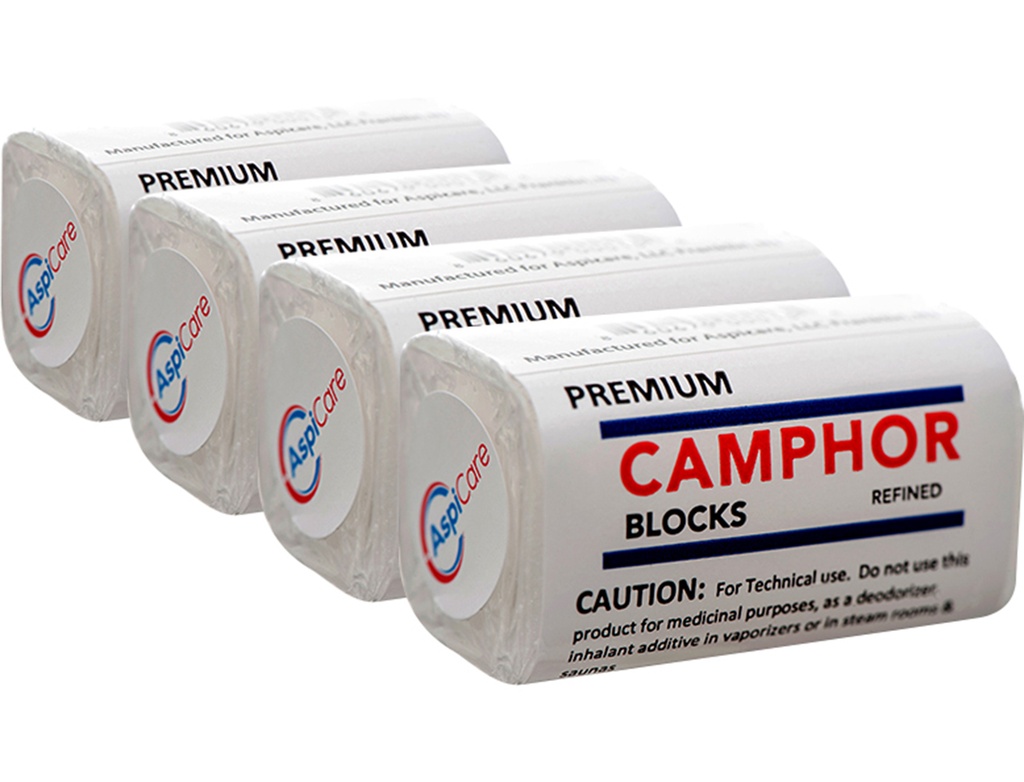 [HOME050] 4 Blocks of 4 Tablets (16 Tablets) - Premium Refined Camphor Sanvall - No Residue - Bed Bug - Tool Tarnish